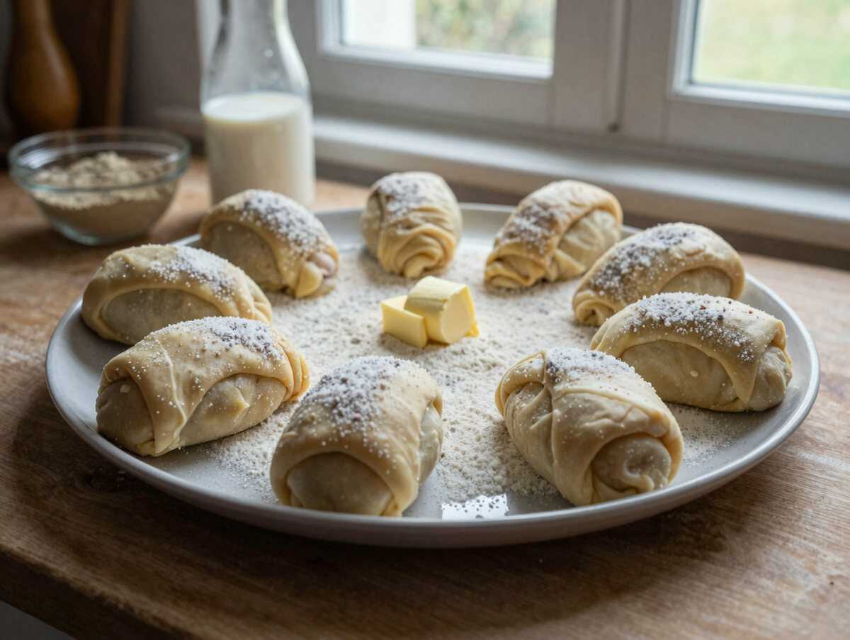 Kärntner Reindling: Entdecke das unwiderstehliche Rezept! – während der Zubereitung