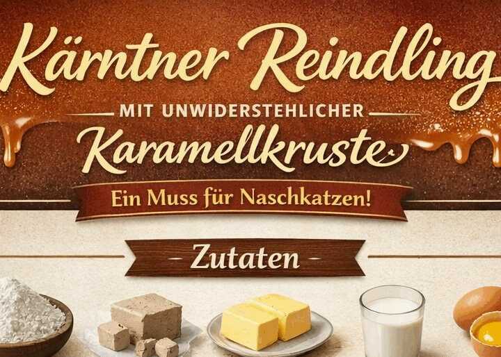 Kärntner Reindling mit unwiderstehlicher Karamellkruste: Ein Muss für Naschkatzen!