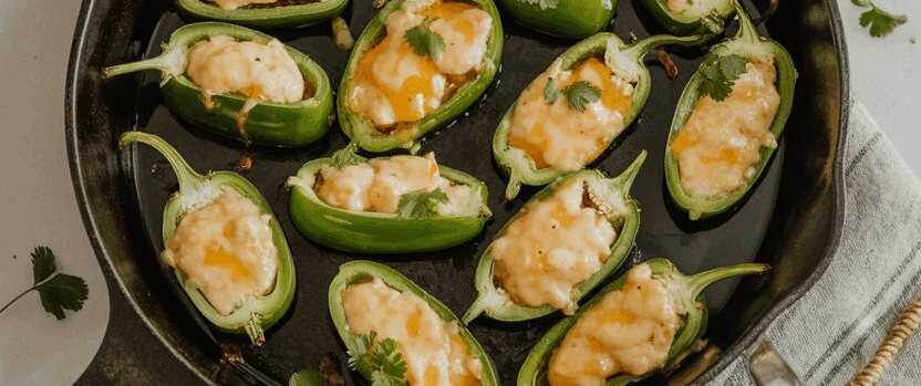 Käsegefüllte Jalapeños aus der Heißluftfritteuse