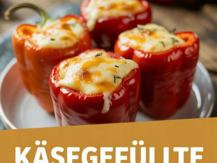 Käsegefüllte Mini-Paprika