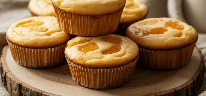 Käsekuchen Muffins mit Mandarinen ich nehme dafür 250g Quark