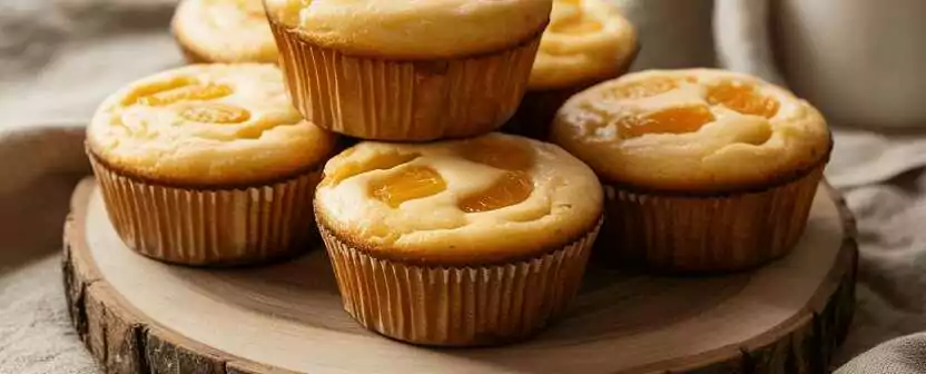 Käsekuchen Muffins mit Mandarinen ich nehme dafür 250g Quark