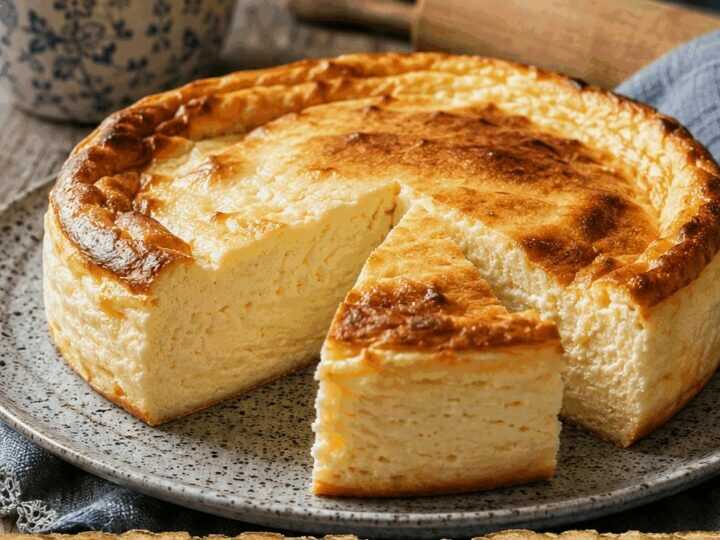 Käsekuchen ohne Boden aus dem Airfryer, das Soulfood für gemütliche Tage