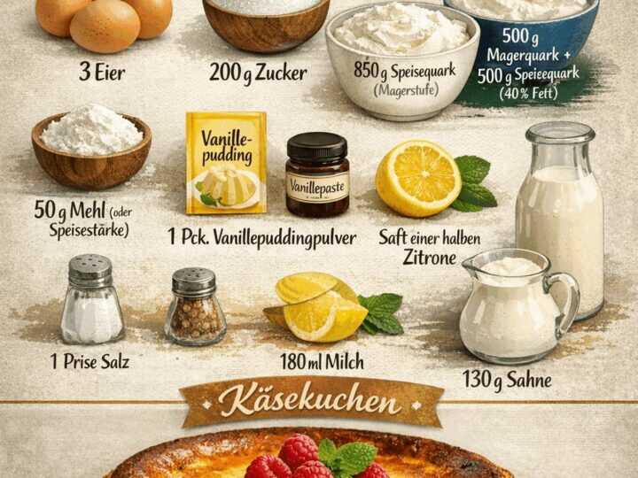Käsekuchen Rezept: Einfach, Schnell und Unwiderstehlich!