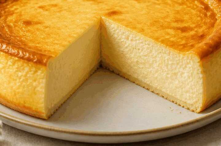 Käsekuchen-Wunder: Einfaches 3-Zutaten-Rezept, das begeistert!