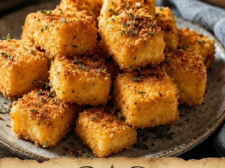 Käsewürfel paniert aus dem Airfryer – perfekt fürs Meal Prep am Sonntag