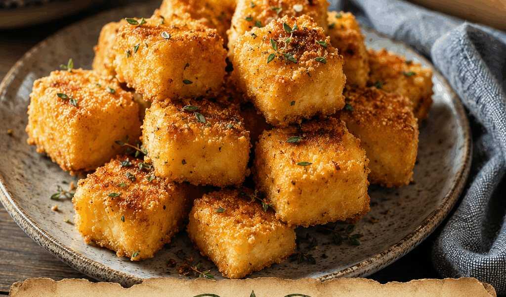 Käsewürfel paniert aus dem Airfryer – perfekt fürs Meal Prep am Sonntag