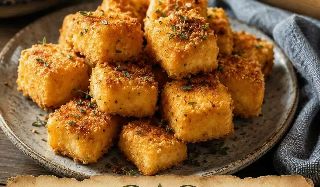 Käsewürfel paniert aus dem Airfryer – perfekt fürs Meal Prep am Sonntag