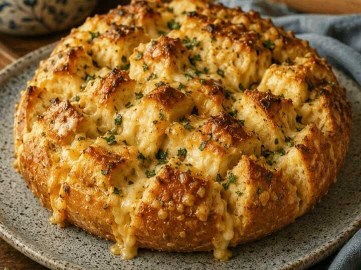 Käse-Zupfbrot aus dem Airfryer – spart Zeit, Fett und Abwasch