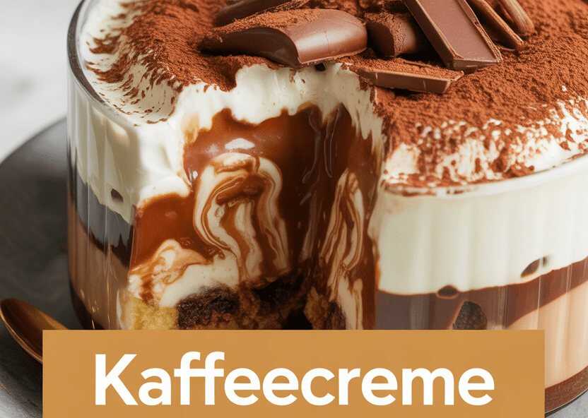 Kaffeecreme mit 30g Instantkaffe in maximal 3 Minuten zubereitet!