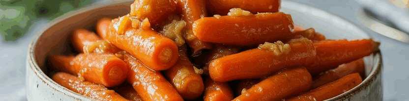 Karotten mit Ingwer und Honig aus der Heißluftfritteuse – so sieht es fertig aus