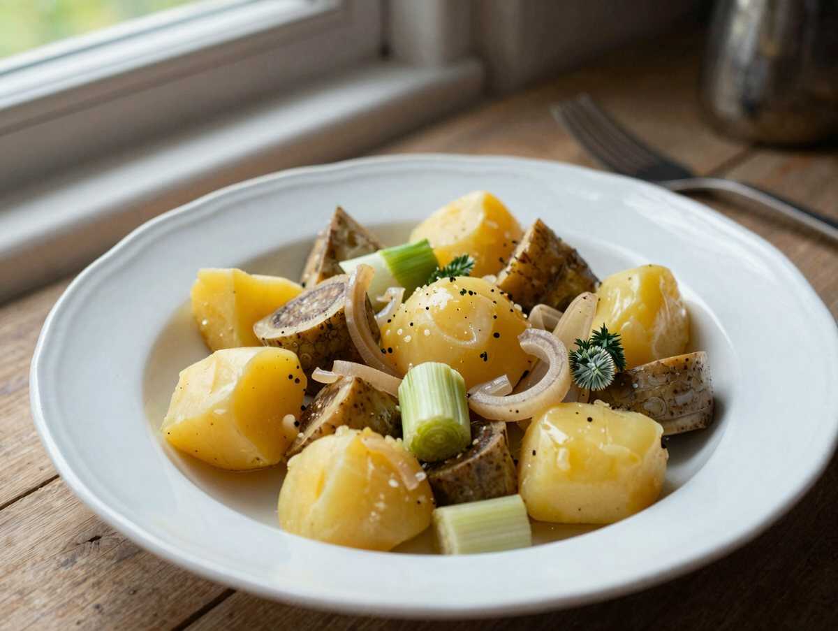 Kartoffel-Möhren-Eintopf – perfekt fürs Meal Prep am Sonntag – während der Zubereitung