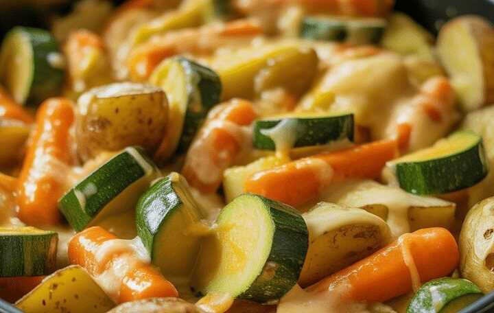 Kartoffel Zucchini Karotten Pfanne in 15 Minuten