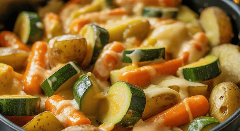 Kartoffel Zucchini Karotten Pfanne in 15 Minuten