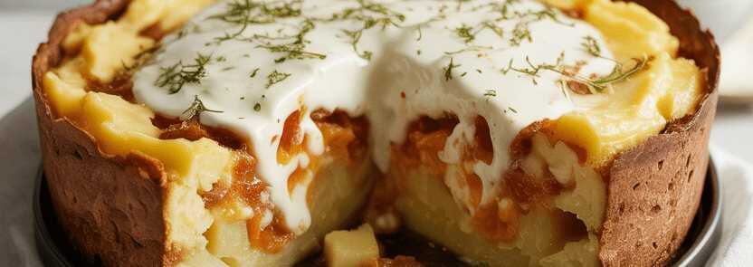 Kartoffelauflauf mit 2 Eier und 200ml Kefir
