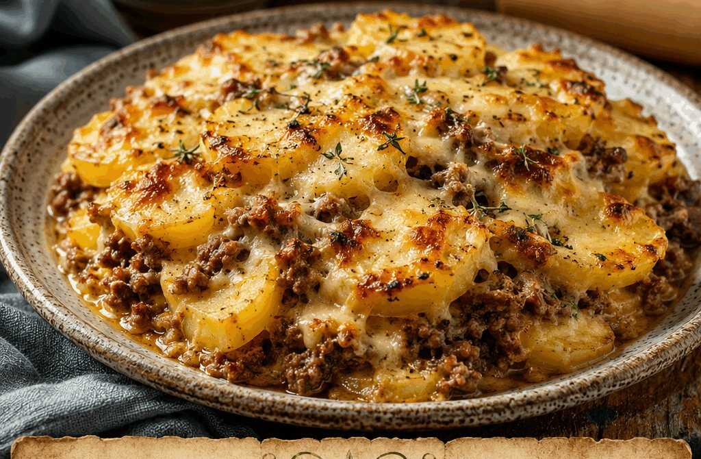 Kartoffelauflauf mit Hackfleisch