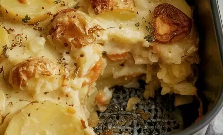 Kartoffelauflauf portionsweise im Airfryer