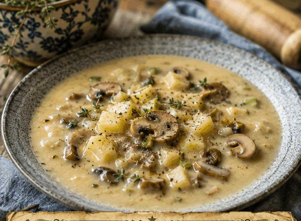 Kartoffel-Champignon-Suppe