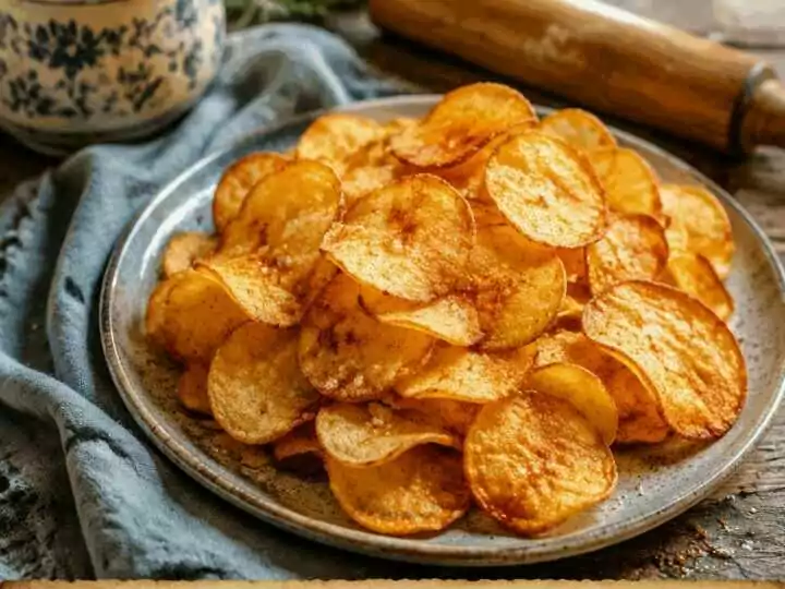 Kartoffelchips selbst gemacht im Airfryer – gelingt garantiert, auch Anfängern