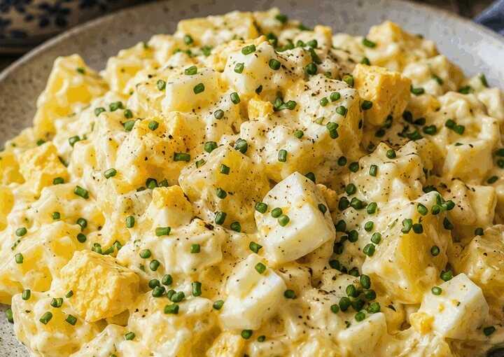 Kartoffel-Eier-Salat cremig – perfekt zum Vorkochen für die ganze Woche