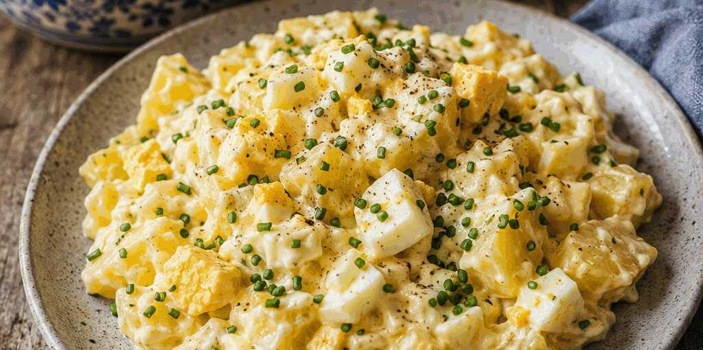 Kartoffel-Eier-Salat cremig – perfekt zum Vorkochen für die ganze Woche