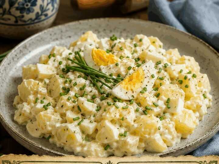 Kartoffel-Eier-Salat cremig – so günstig kann lecker sein