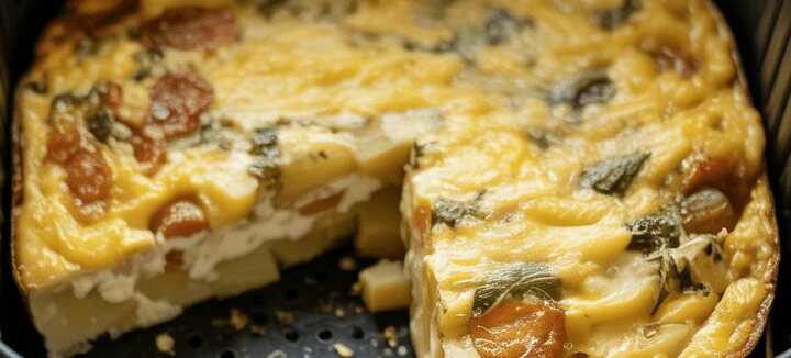 Kartoffel-Frittata aus dem Airfryer