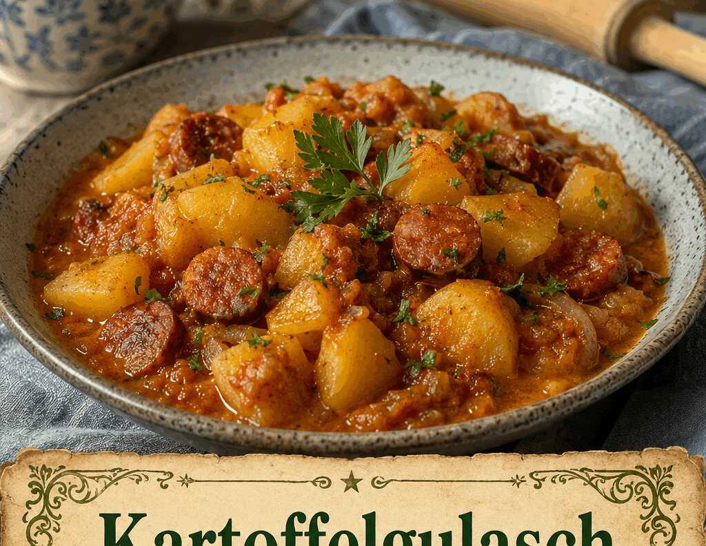 Kartoffelgulasch deftig und günstig