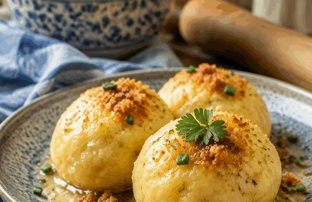 Kartoffelknödel aus gekochten Kartoffeln – in 20 Minuten auf dem Tisch