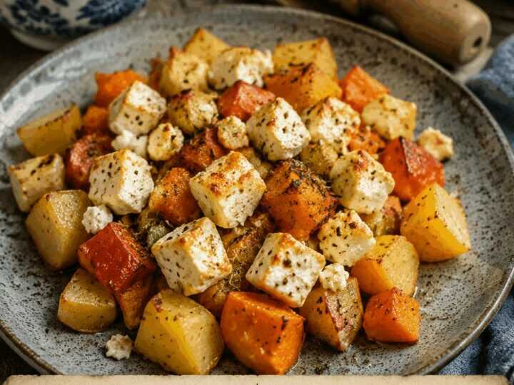 Kartoffel-Kürbis-Blech mit Feta: schmeckt nach Sonntag bei Oma