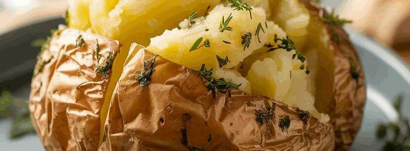 Kartoffeln mit Schale und Kräuteröl aus der Heißluftfritteuse