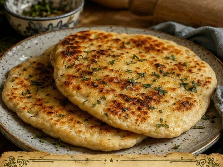 Kartoffel-Naan aus der Pfanne – aus einfachen Zutaten ein Festessen