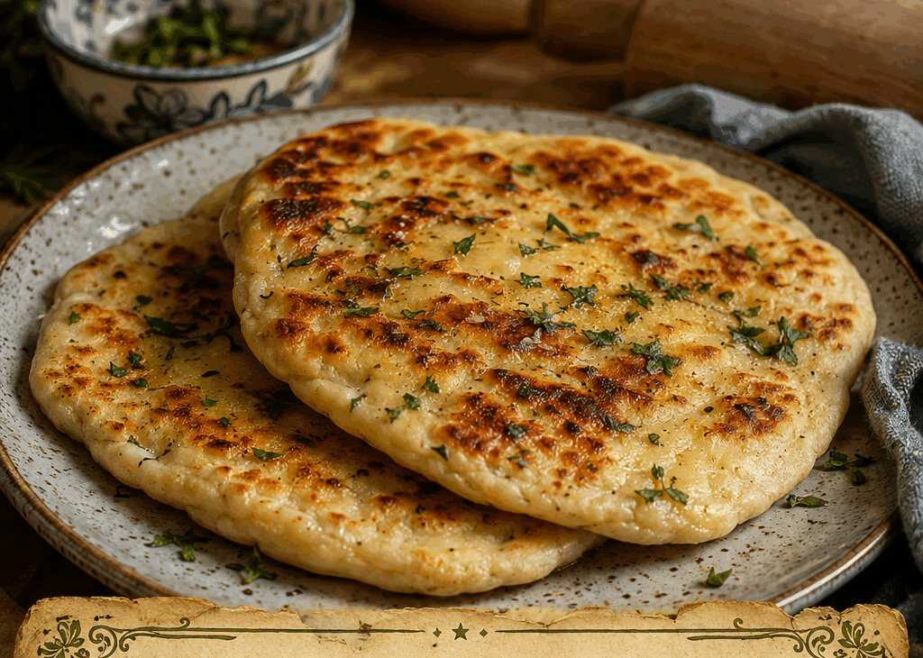 Kartoffel-Naan aus der Pfanne – aus einfachen Zutaten ein Festessen