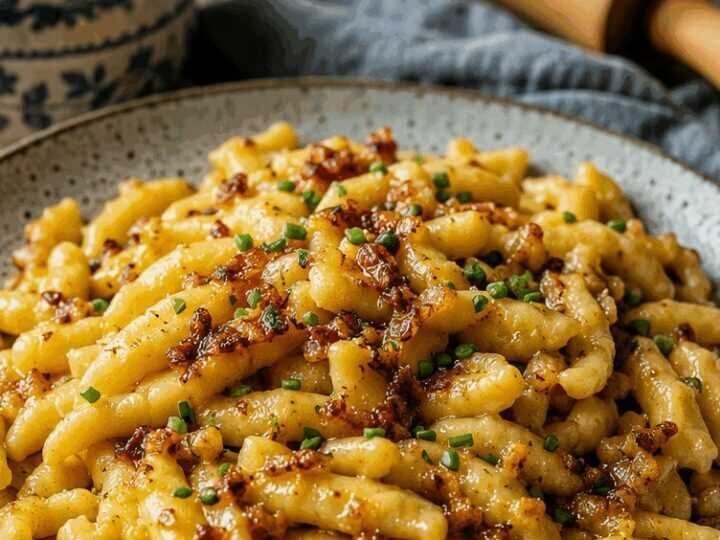 Kartoffelnudeln in brauner Butter, das Rezept, das in jeder Familien-WhatsApp-Gruppe landet