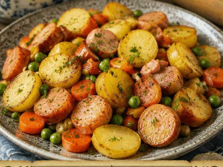 Kartoffelpfanne mit Würstchen für Kinder: das Lieblingsrezept der ganzen Familie