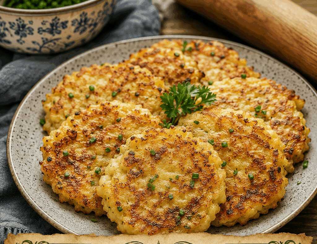 Kartoffelplätzchen aus Kartoffelbrei-Resten