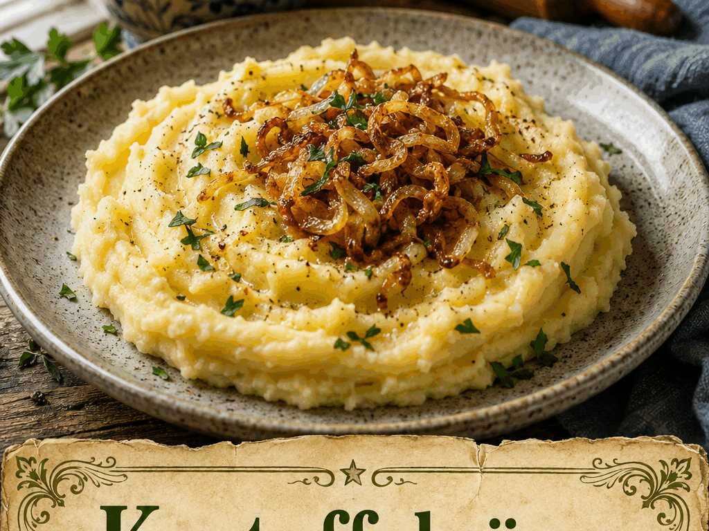 Kartoffelpüree mit Röstzwiebeln: das Lieblingsrezept der ganzen Familie