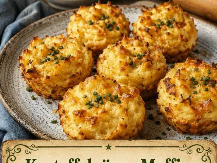 Kartoffelpüree-Muffins mit Käse: der Trick, den kaum jemand kennt