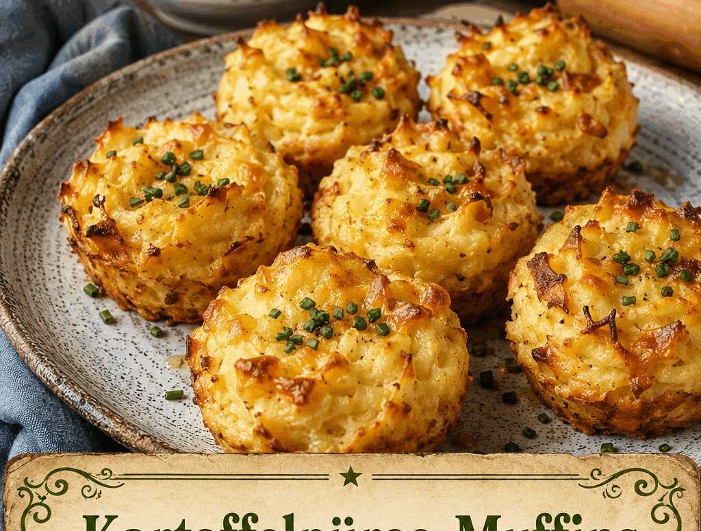 Kartoffelpüree-Muffins mit Käse: der Trick, den kaum jemand kennt