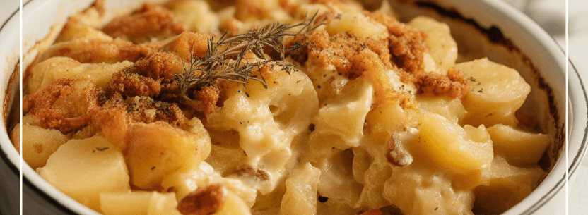 Kartoffelrezept zum Abendessen mit 200 g Sauerrahm