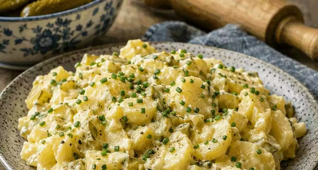 Kartoffelsalat für 20 Personen – die Partymenge – in 20 Minuten auf dem Tisch