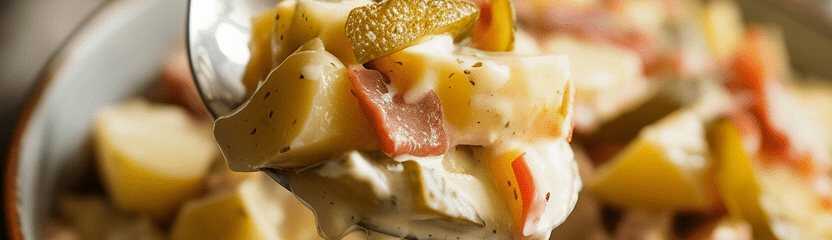 Kartoffelsalat für kalte Buffets – so sieht es fertig aus