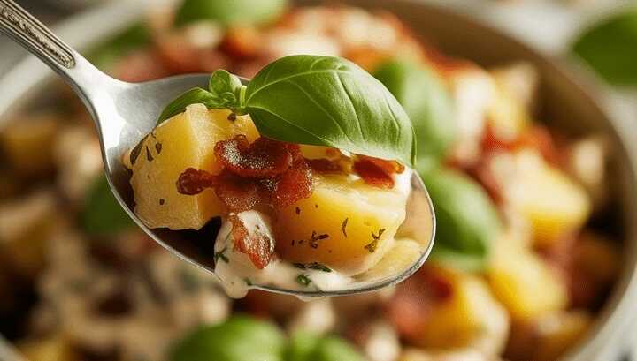 Kartoffelsalat mit Basilikum – Der mediterrane Alltagsheld