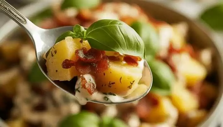 Kartoffelsalat mit Basilikum – Der mediterrane Alltagsheld