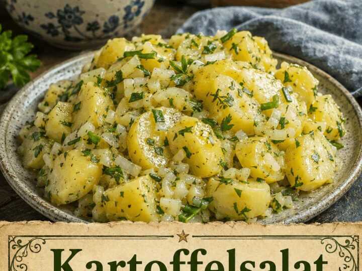 Kartoffelsalat mit Kräuter-Vinaigrette, das Rezept, das in jeder Familien-WhatsApp-Gruppe landet