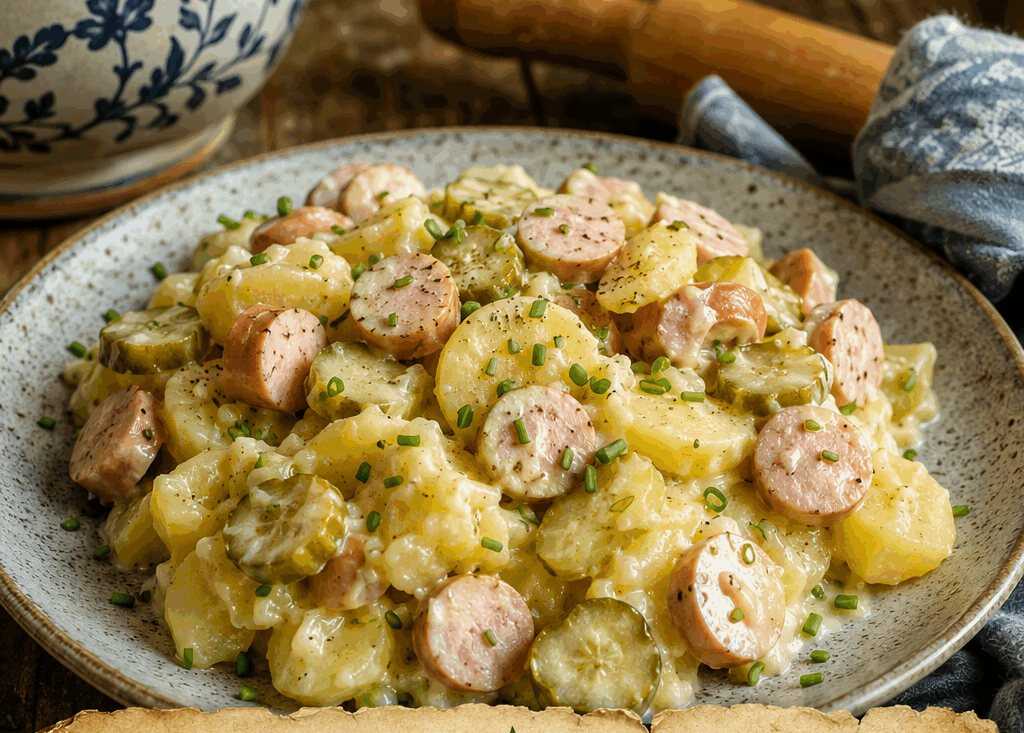 Kartoffelsalat mit Würstchen für Heiligabend – in 20 Minuten auf dem Tisch