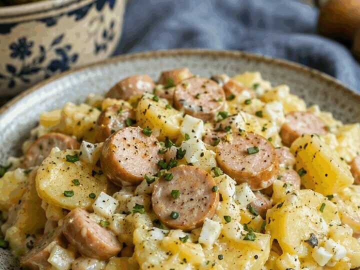 Kartoffelsalat mit Würstchen für Heiligabend – so günstig kann lecker sein