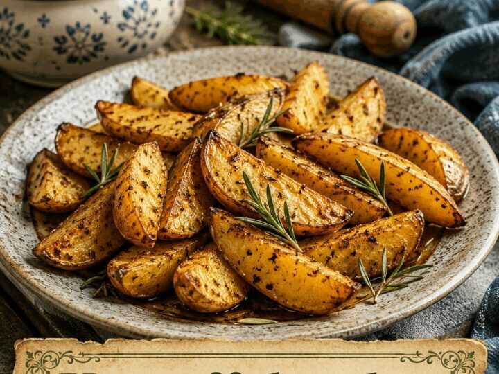 Kartoffelspalten mit Rosmarin aus der Heißluftfritteuse, das Soulfood für gemütliche Tage