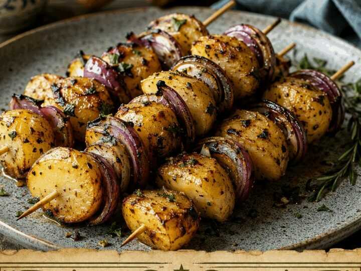 Kartoffelspieße vom Grill – aus einfachen Zutaten ein Festessen