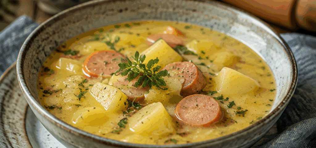 Kartoffelsuppe mit Würstchen